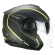 SKA-P 1Dg Tour Race Open Face Helmet Graphite / Yellow
