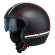 NZI Rolling 4 Sun Open Face Helmet Matt Forza Italia Nero