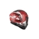 NZI Trendy Full Face Helmet Glossy Canadian Red / White