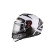 NZI Trendy Full Face Helmet Glossy Canadian White / Black