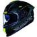 SMK Titan Firefly Full Face Helmet Matt Green / Black / Yellow