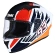 SMK Stellar Wings Full Face Helmet Glossy Fluo / Blue / Red / Orange