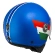 NZI Zeta 2 Open Face Helmet Matt Volare Azzurro