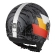 NZI Zeta 2 Open Face Helmet Matt Wind / Surf Anthracite