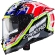 Integral Motorcycle Helmet Caberg AVALON X TRACK Black Yellow Fluo Red Fluo Blue