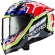 Integral Motorcycle Helmet Caberg AVALON X TRACK Black Yellow Fluo Red Fluo Blue