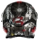 ICON Airform™ Kryola Kreep MIPS® Full Face Helmet Красно-черный