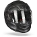 Scorpion EXO-491 West Matt Black Silver Full Face Мотошлем Черный